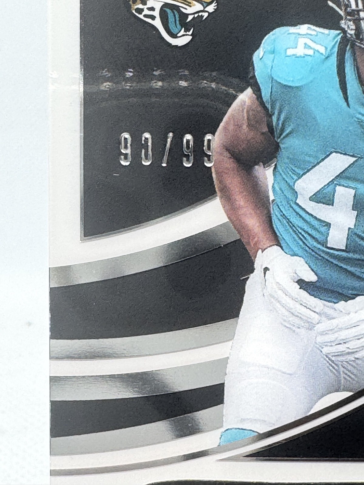 2022 Panini Immaculate Rookie Eye Black 90/99 Travon Walker Auto Jaguars view 3