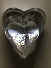 Baccarat Rendez Vous Heart Paperweight Clear Crystal Paperweight Etched — photo 6