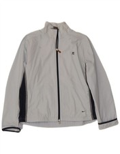 NIKE Womens Tracksuit Top Jacket UK 16/18 XL Blue Colourblock Polyester AC05