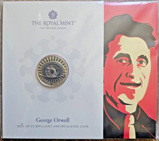 2025 ROYAL MINT £2 TWO POUNDS COIN PACK: GEORGE ORWELL - Available on eBay