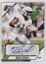 2021 Leaf Pro Set College Auto Noah Sewell #PS-NS2 Auto 11ur