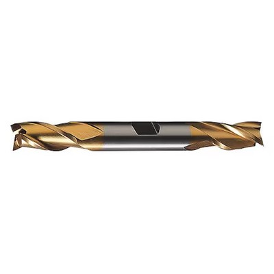 Cleveland C39610 3-Flute Hss Center Cutting Square Double End Mill Cleveland