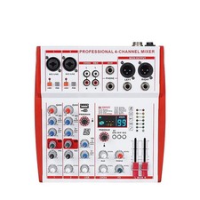 Nuoxiange MW4 Professional 4 Channel Audio Mixer  Low noise sound processing...