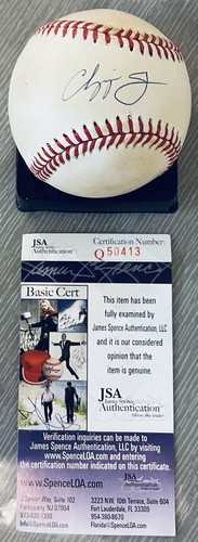 VINTAGE CIRCA '93 CHIPPER JONES JSA AUTHENTICATE SIGNIERT NATIONAL LEAGUE BASEBALL