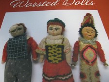 2p Wool or Worsted Doll History Article / Stockinette Heads /