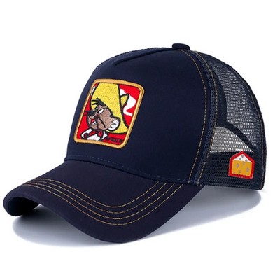 Speedy Gonzales Cartoon Trucker navy blue Baseball Adjustable Snapback Cap/Hat