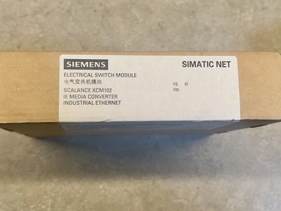 Siemens SCALANCE XCM102 SIMATIC NET IE Media Converter 6GK5102-1GS00-2AC2