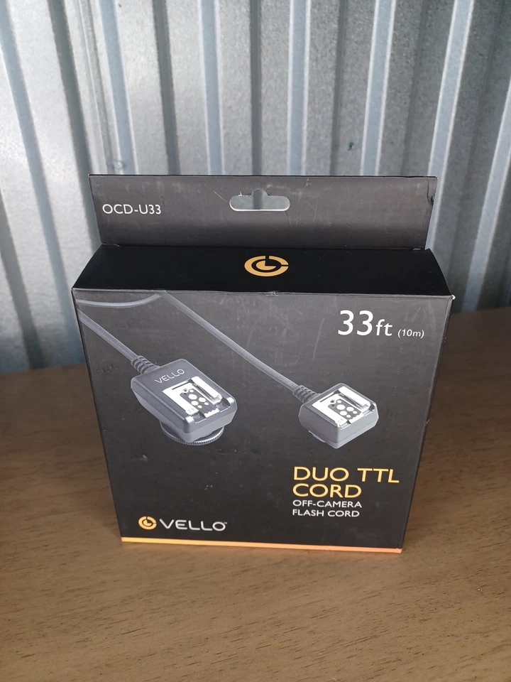 Vello Duo TTL Cord  Off -Camera  Flash Cord  Canon, Nikon,fuji 33ft.  OCD-U33 - Image 2 of 4