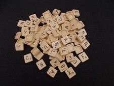 JOB LOT BUNDLE OF TUMBLED SCABBLE LETTERS CRAFTING SUPPLIES FOR VARIOUS PROJECTS