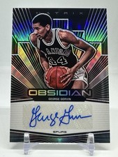 2019-20 Obsidian George Gervin Matrix Auto Purple Electric Etch /49 #MA-GGV