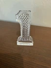 Vintage Waterford Hand Cut Solid Lead Crystal Number One Paperweight. 5”