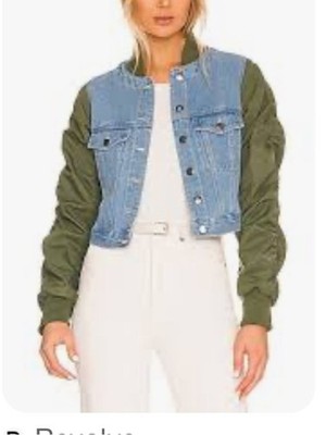 Veronica Beard Emelia Combo Denim Front Jacket