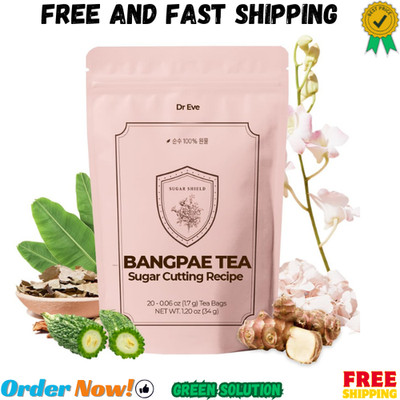Dr.Eve BANGPAE TEA Sugar Cutting Recipe  Korean Herbal Detox Tea Bags for Blo...