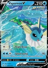 Lightly Played Vaporeon V - SWSH150 - SWSH Black Star Promos Pokemon SWSH Black on eBay
