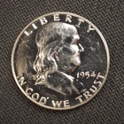 1954 P Proof Franklin Silver Half Dollar - NICE COIN! - FREE SHIPPING! C2564