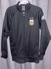 Adidas Argentina World Cup Anthem Black Full Zip Jacket Men's M