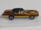 🤩 NICE! 1968 Hot Wheels CUSTOM ELDORADO, Gold White Int. OG Redline, XLNT! L👀K