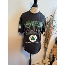 NBA Boston Celtics Eastern Conference Graphic T-Shirt Black Mens XS Basketball