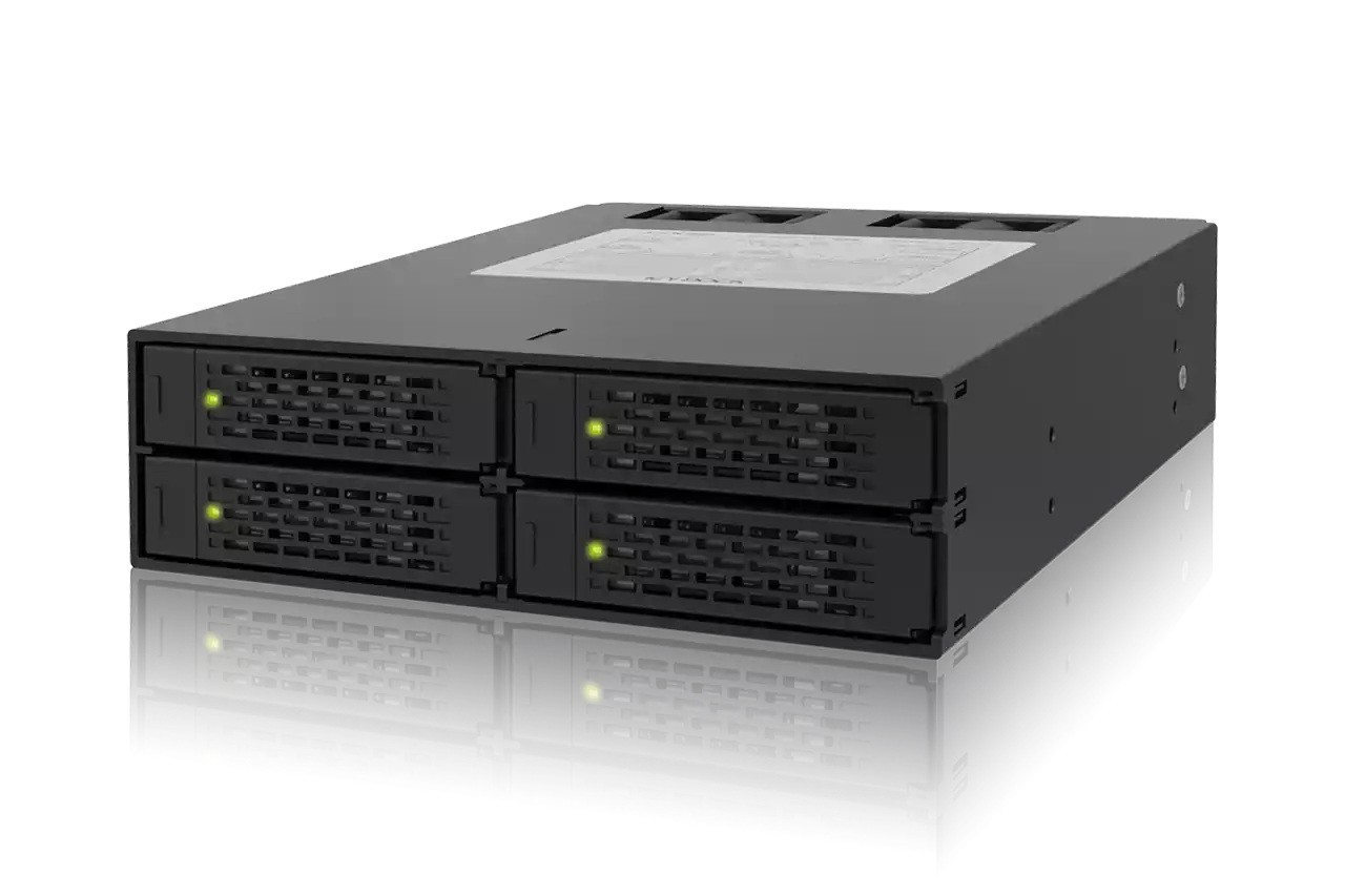 ICY DOCK MB994SP-4SB-1 4 Bay 2.5"" SATA HDD SSD Mobile Rack (With Fan Control)