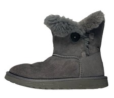 UGG Australia Boots Sz 4 Grey Fleece Lining