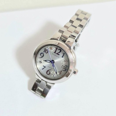 Casio Sheen SHE-4506SBD-7A2JF Women's Silver & Blue Purple Sapphire Watch