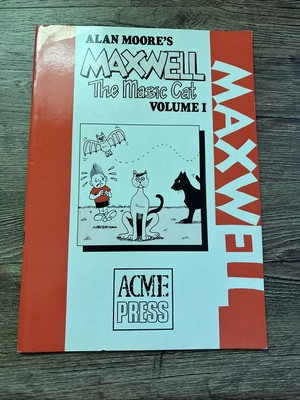 Alan Moore's Maxwell the Magic Cat Vol 1 One Acme Press 1986 Paperback - R510