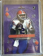 2024 Wild Card 5 Card Draw DJ Lagway Ace Of Spades Purple Card 4/4