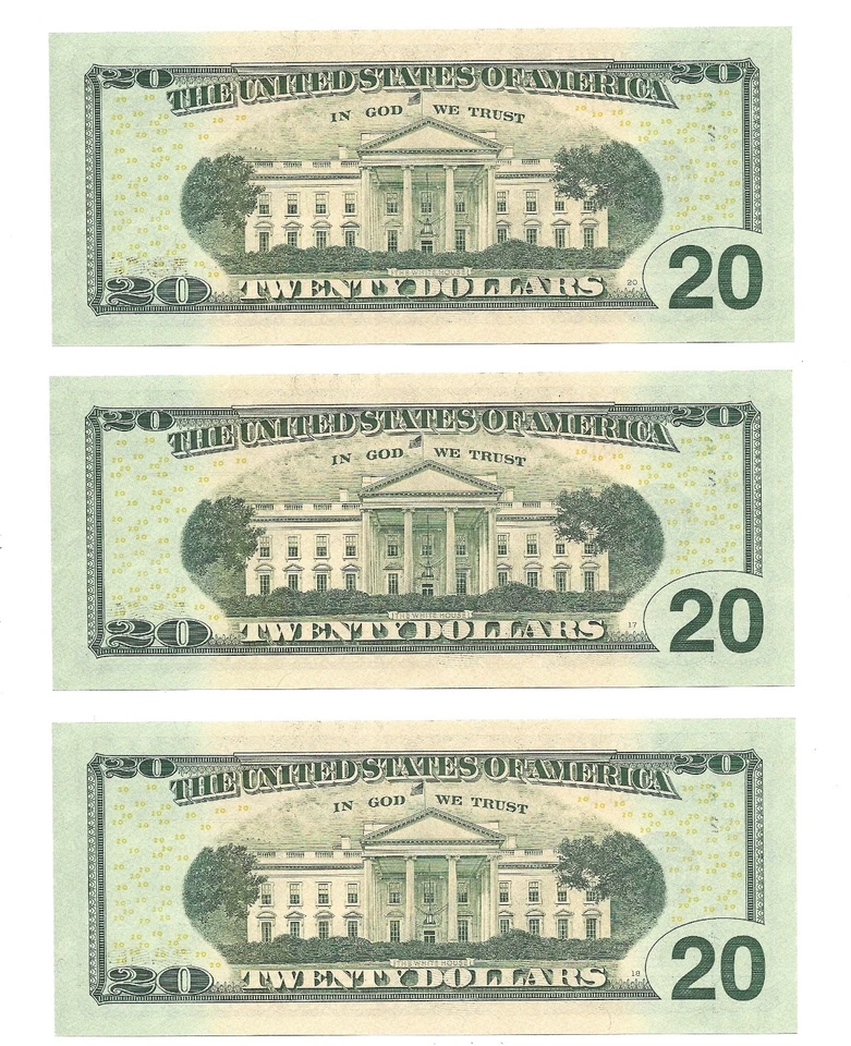 2004 $20 SAN FRANCISCO FRNs. 5 Consecutive, Crisp & Uncirculated Banknotes. - Image 3 of 4