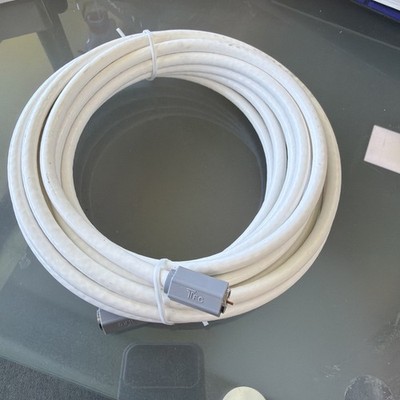 Coaxial Cable Audio Video Digital Satellite Cord CATV HD TV Antenna Wire - 18 ft