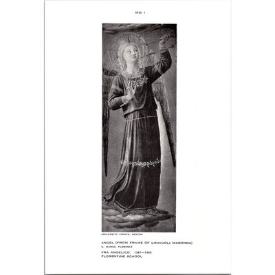 Angel From Frame of Linaiuoli Madonna S. Marco Florence Vintage Print STF-UP6