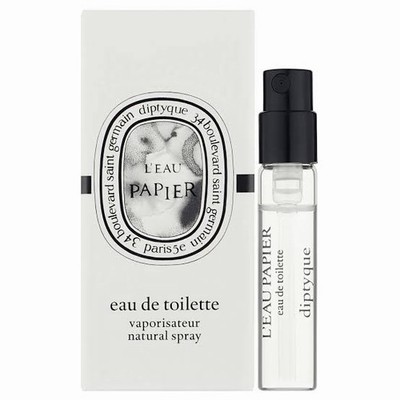 Diptyque L'Eau Papier - Eau De Toilette Sample 2ml - New In Box | eBay