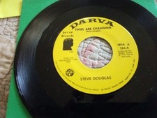 Steve Douglas- Times Are Changing-7' 45rpm Darva Label NM 1976  Rockabilly Honky