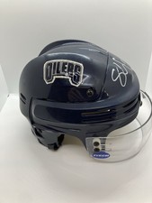 Shawn Horcoff Game Worn Used Signed Helmet 2005-6 Season Oilers