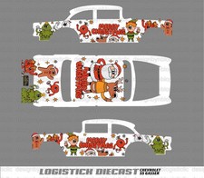 Universal 164 Water Slide Decals For Hot Wheels 55 Chevy Gasser