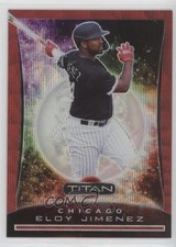 2020 Panini Chronicles Titan Ruby Wave 176/199 Eloy Jimenez #14 uk2