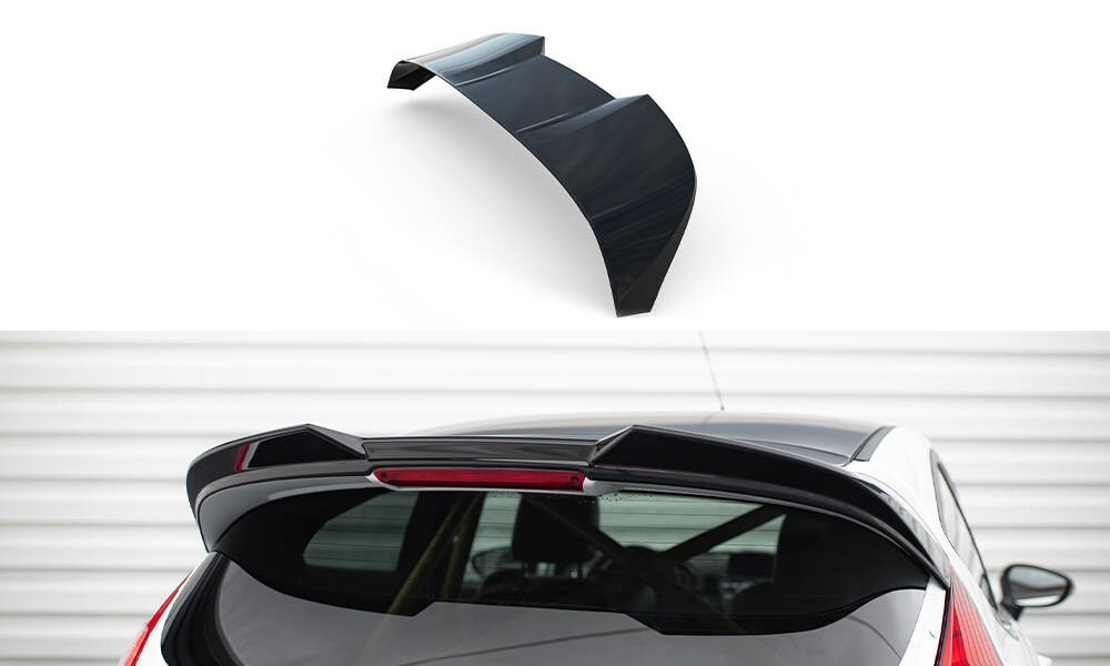 Spoiler Cap 3D Ford Fiesta ST Mk7 Facelift extension de becquet aérodynamique ABS