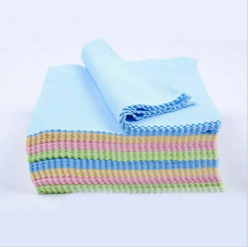 10pcs Microfiber Mobile Phone Screen Camera Lens Glasses Square Cleaning Cloth A - Foto 5 di 7