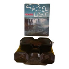 Sawyer's VIEW-MASTER  Stereoscope Model C Black Bakelite Original Box  15 Reels