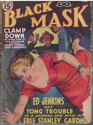 Black Mask June 1940 US pulp magazine Erle Stanley Gardner HH Stinson R Torrey