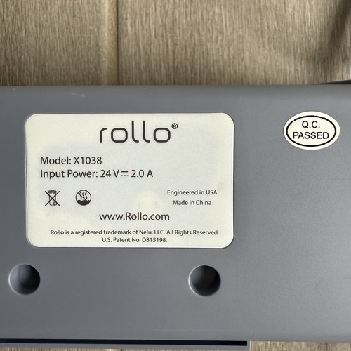 Rollo X1038 Thermal Label Printer For Parts Or Repair Turns On As Is - Picture 7 of 7