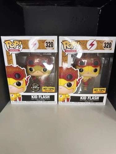 Funko Pop! Vinyl: DC Comics - Kid Flash Chase Bundle- Hot Topic #320 EXCLUSIVE!