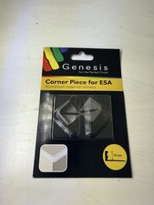 ESC Aluminium External Corner Pieces 10mm  Machined Tile Trim Corners Gun Metal