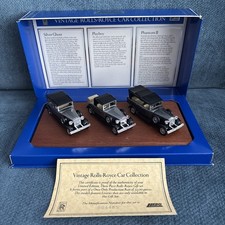 Lledo Vintage Rolls Royce Car Collection Limited Edition Diecast Boxed + Cert