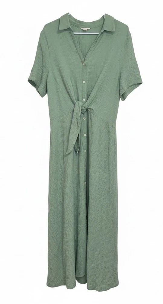 chinese dress ladies The Shirtdress in Linen main image 1