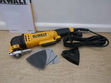 DeWALT DWE315 oscillating multi tool sander 240v + dt20700 pad & mesh discs