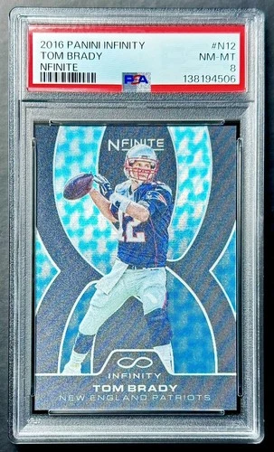 2016 Panini Infinity TOM BRADY #N12 Nfinite Case Hit SSP PSA 8 NM-MT!