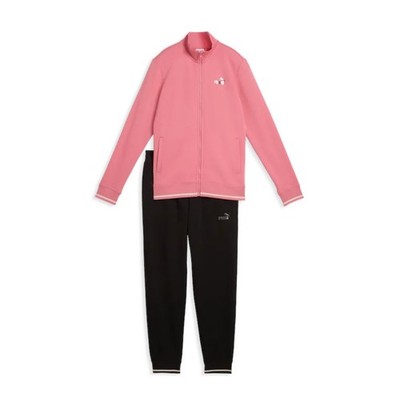 Puma Metallic Jogginganzug Sportanzug Trainingsanzug Tracksuit Damen Pink