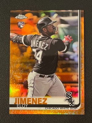 Eloy Jimenez 2019 Topps Chrome Rookie Orange Refractor /25 Image Variation