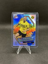 2021/22 Topps Finest UCL Erling Haaland Blue/...