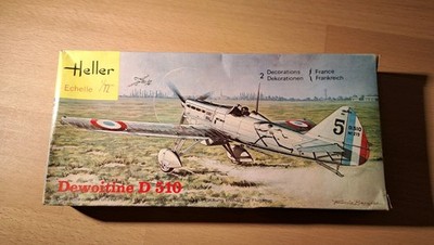 Modellbau Heller  DEWOITINE D510